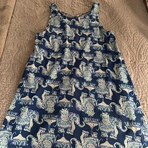 Lilly Pulitzer blue elephant dress